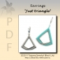 Preview: Tutorial Earrings "Just triangle"