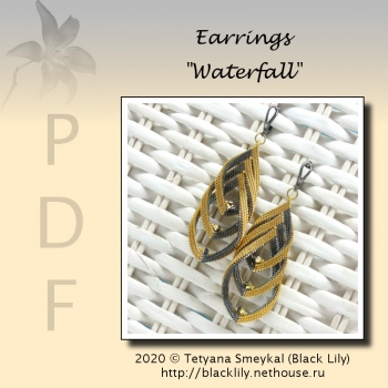 Tutorial Earrings "Waterfall"