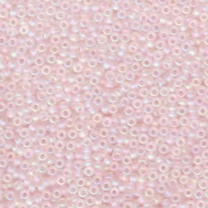 11-0155FR, Matted Transparent Pale Pink AB, 10g