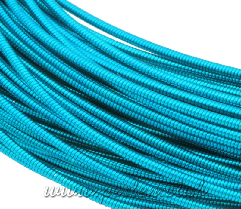 Hard French Wire 1,25mm, Turquoise